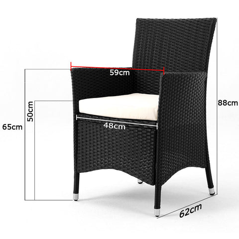 Rootz Sitzgruppe - Garten - Terrasse - Sitzgruppe - Polyrattan - 17-teilig - Gartenmöbel-Set