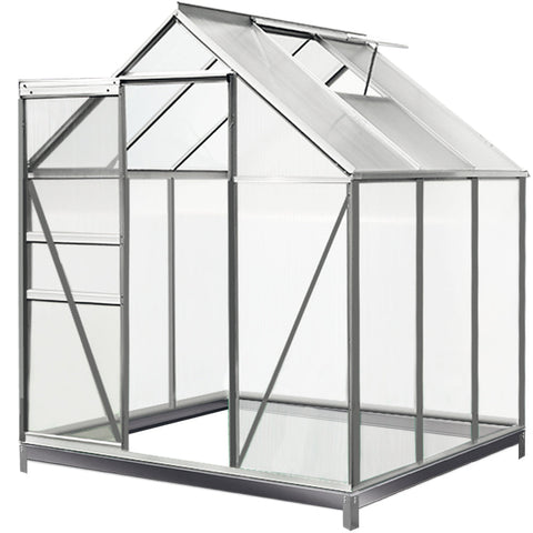 Rootz Garden Greenhouse - Greenhouse - Whiteh Foundation - Garden - Aluminum - 195 x 195 x 190 cm