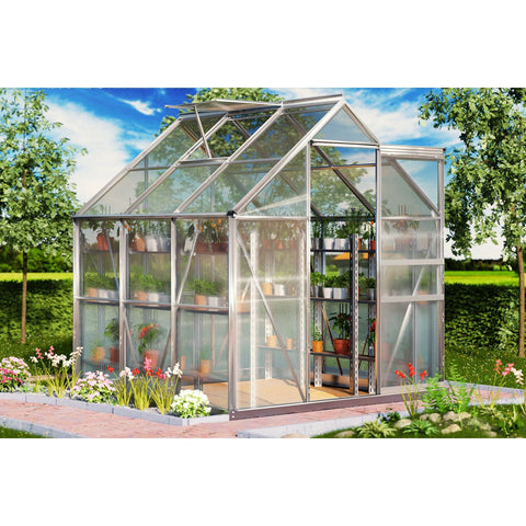 Rootz Garden Greenhouse - Greenhouse - Whiteh Foundation - Garden - Aluminum - 195 x 195 x 190 cm