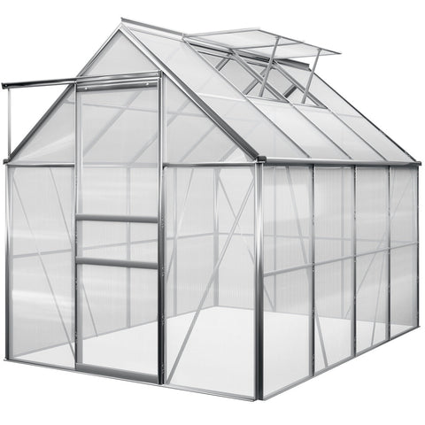 Rootz Garden Greenhouse - Greenhouse - Whiteh Foundation - Garden - Aluminum - 195 x 195 x 190 cm