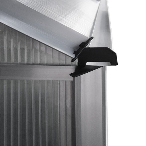 Rootz Garden Greenhouse - Greenhouse - Whiteh Skylight - Tuin - Aluminium - 195 x 195 x 190 cm