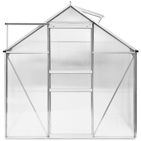 Rootz Garden Greenhouse - Greenhouse - Whiteh Skylight - Tuin - Aluminium - 195 x 195 x 190 cm