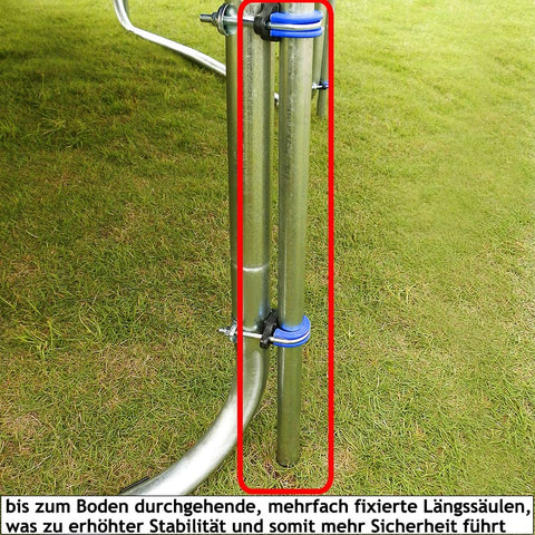 Rootz Trampoline - Whiteh Safety Net - Outdoor - Outdoor Toys - Ø 305 cm