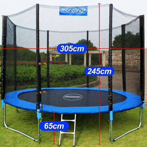 Rootz Trampoline - Whiteh Safety Net - Outdoor - Outdoor Toys - Ø 305 cm