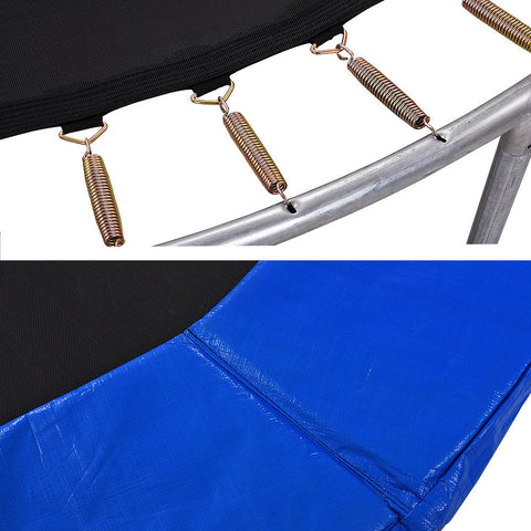 Rootz Trampoline - Whiteh Safety Net - Outdoor - Outdoor Toys - Ø 244cm