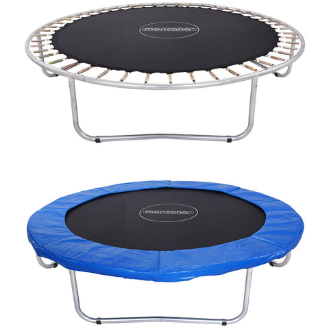 Rootz Trampoline - Whiteh Safety Net - Outdoor - Outdoor Toys - Ø 244cm
