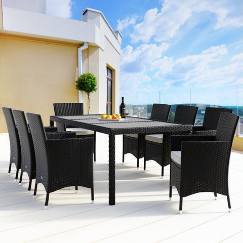 Rootz Seating Set - Garden - Terrace - Seating Group - Polyrattan - 17-piece - Garden furniture set