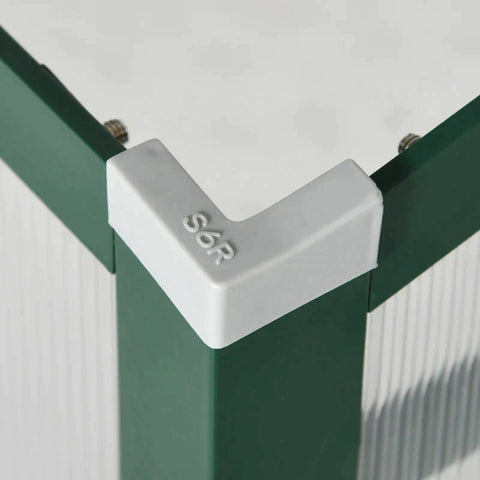 Rootz Greenhouse - Cold Frame - Aluminum Greenhouse - Plant House - Transparent Greenhouse - 130 x 70 x 61 cm