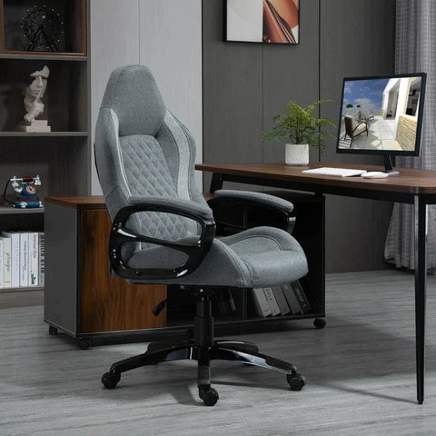 Rootz Office Chair - Gaming Chair - Swivel Chair - Massage Office Chair - Executive Chair - Massage Function - Grey