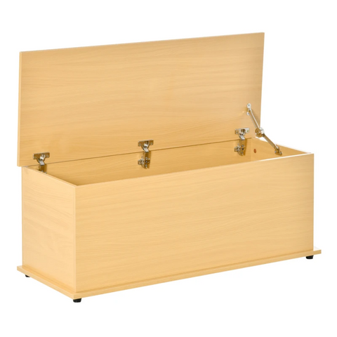 Rootz Opbergbox - Chest Trunk - Houten Box - Spaanplaat-Burlywood - 100Lx40Bx40H cm