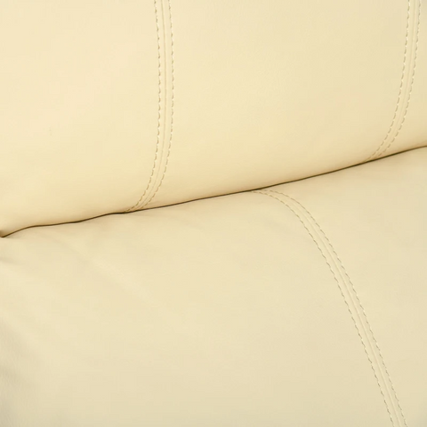 Rootz Relaxation Chair - Tv Chair - Armchair - Reclining Function - Leather - Cream