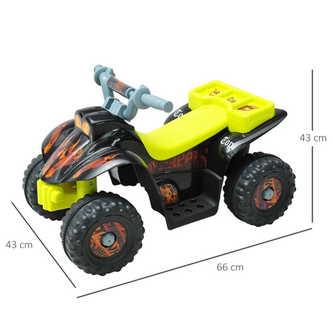 Rootz Children's Electric Quad -  Electric Car - Children's Vehicle - Children's Motorcycle - Yellow