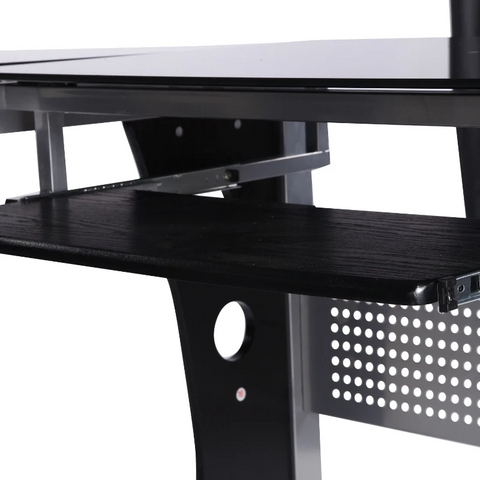 Rootz Computer Table - Computer Desk - Corner Desk - Office Table - Pc Table - L-shaped - 164x139x75 Cm