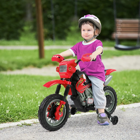 Rootz Motorcycle - Children's Motorcycle - Electric Motorcycle - Red/black - 102 X 53 X 66 Cm