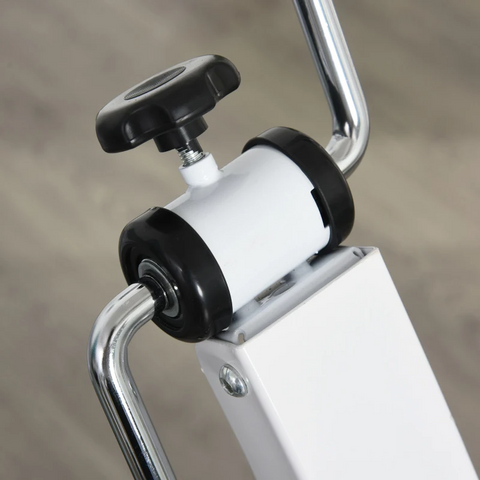 Rootz Movement Trainer - Pedal Trainer - Exercise Bike Trainer - Home - Gym - Steel - White - 40 x 42.5 x 100cm