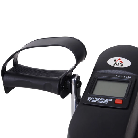 Rootz Mini-hometrainer - Beentrainer - Hometrainer - Mini-fietspedaaltrainer - Mini-trainingsfiets - Fietsapparaat - Draagbare pedaaltrainer - Zwart - 35 x 40 x 31 cm