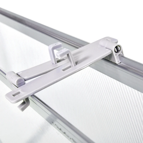 Rootz Aluminum Greenhouse - Greenhouse - Cold Frame - Grow House - Plant House - PC Board - Transparent - 100x100cm