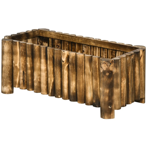 Rootz Raised Bed - Raised Flower Bed - Plant Bed - Flower Bed - Flower Box -  Fir Wood - 78x35x30 Cm