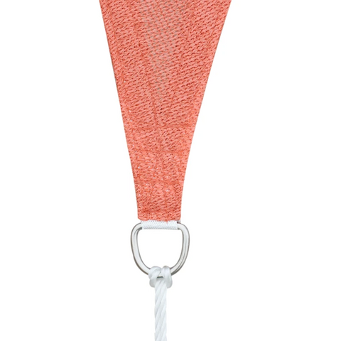 Rootz Awning - Sun Protection - Sun Canopy - Heavy HDPE - Balcony - Red - 4x4x4m