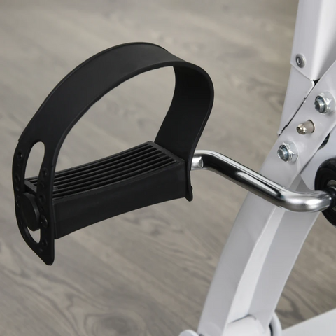 Rootz Movement Trainer - Pedal Trainer - Exercise Bike Trainer - Home - Gym - Steel - White - 40 x 42.5 x 100cm