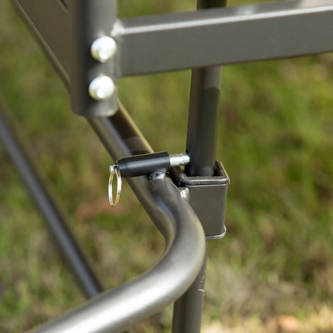 Rootz Hollywood Swing - Garden Swing - Swing Chair - Swing Bench - Hammock Swing - 3 Seater - White - 200 X 125 X 170 Cm