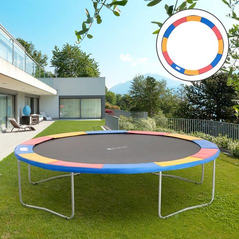 Rootz Trampoline Rim Cover - Edge Cover - Weather-resistant - Colorful - 366 Cm