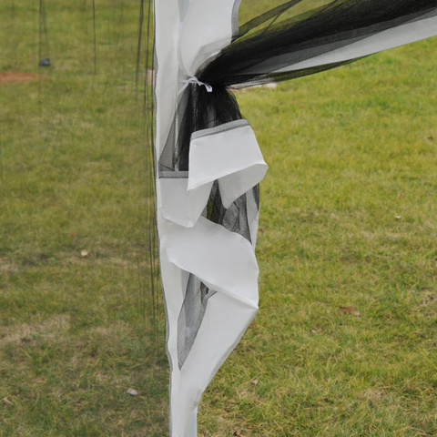 Rootz Gazebo - Party Tent - Garden Tent - Waterproof Gazebo - Canopy Tent - White/Black - 4 x 3 m