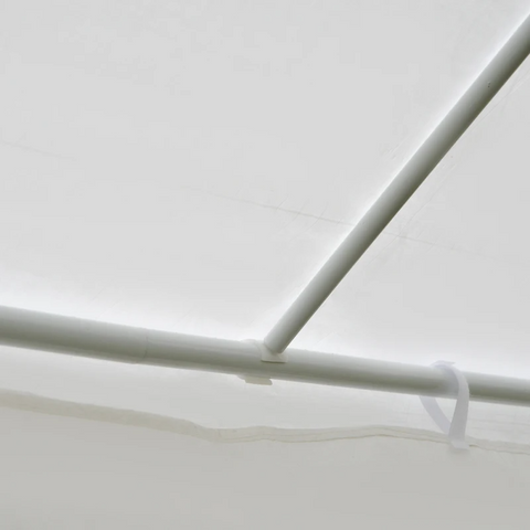 Rootz Gazebo - Party Tent - Garden Tent - Waterproof Gazebo - Canopy Tent - White/Black - 4 x 3 m