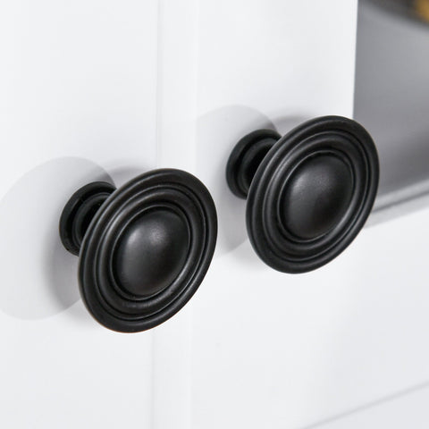 Rootz Kitchen Cabinet - High Cupboard - Drawer - MDF - White - 74 x 40 x 170 cm