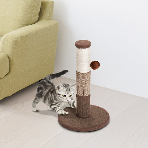 Rootz Krabpaal - Klimboom - MDF - Golfkarton - Krabstam - Bruin