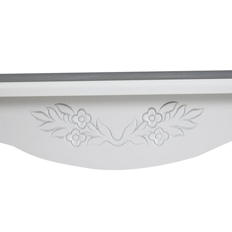 Rootz Couchtisch - Couchtisch - Beistelltisch - Stauraum - Holz - Weiß - Rechteckig - 94 x 44 x 43 cm