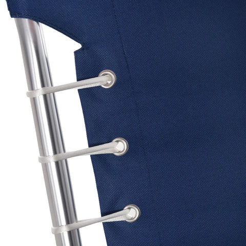 Rootz 2-teiliges Set Campingstuhl – Strandstuhl – Klappstühle – Oxford-Stoff – 69 cm x 62 cm x 73,5 cm