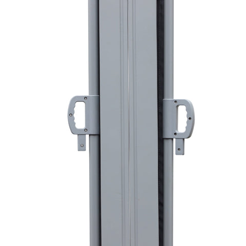 Rootz Awning - Side Awning - Privacy And Sun Protection - Side Blind - Polyester - Grey - 6 x 1.8m