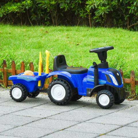 Rootz Sliding Car - Children's Vehicle - 2-in-1 Design Toy Car - Indoor & Outdoor - Blue - 91 cm x 29 cm x 44 cm