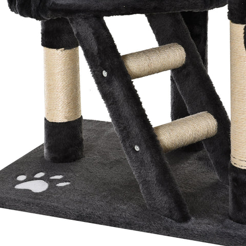 Rootz Scratching Post - Cat Bed - XL - Play Tree - Climbing Tree - Plush - Grey