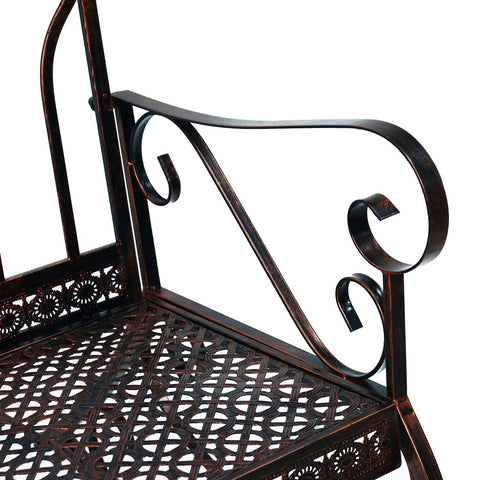 Rootz Swing - Gartenschaukel - Gartenbank - Metall - 1-Sitzer - Bronze - 61 x 79 x 90 cm