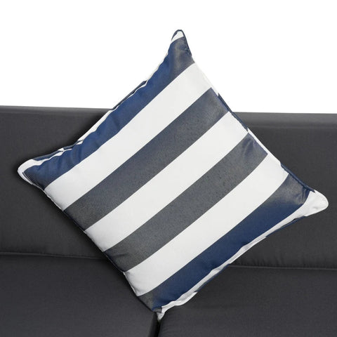 Rootz Polyrattan-Gartenmöbel-Set – Garten-Set – Lounge-Set – Lounge-Set – Lounge-Möbel mit Beistelltisch – Kissen – Grau – 75 L x 67 B x 64 H cm