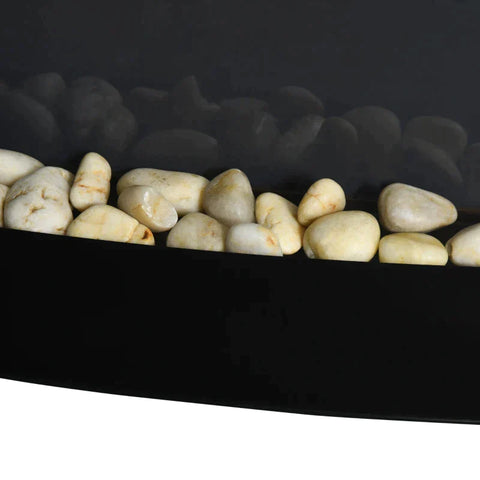 Rootz Electric Fireplace - Wall Fireplace - Fireplace Stove - 89.2 X 13.5 X 48cm