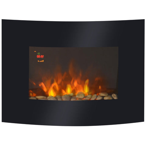 Rootz Electric Fireplace - Electric Fireplace Stove - Wall Fireplace - Fireplace - 65 X 11.4 X 52cm