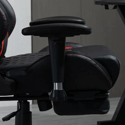 Rootz Gaming-Stuhl – Ergonomischer Computerstuhl – Drehstuhl – RGB-LED-Leuchten – 71 cm x 74 cm x 134 cm