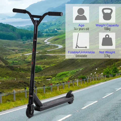 Rootz Scooter - Black - Aluminium, Iron, Pu - 26.77 cm x 18.58 cm x 33.85 cm