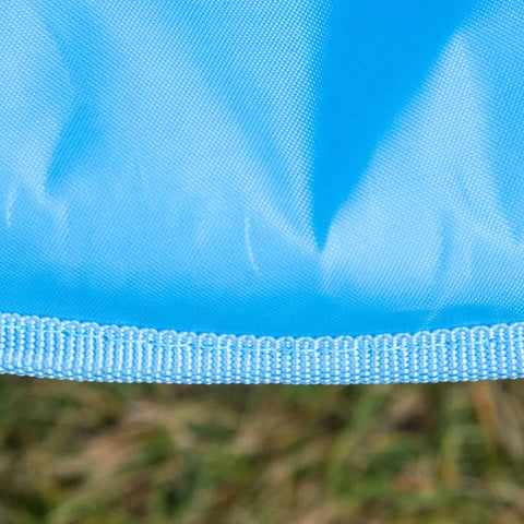 Rootz Moonchair - Children's Camping Chair - Baby Moon Chair - Kid's Folding Chair - Indoor And Outdoor - Easy To Carry For Toddler Girls Boys - Steel - Blue - Ø50 x 49H cm