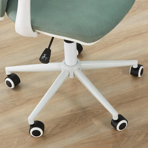 Rootz Office Chair - Desk Chair - Working Chair - Green - 61 x 55 x 90-98 cm