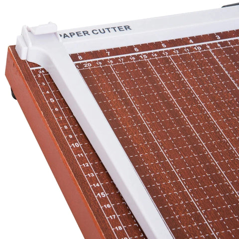 Rootz Paper Cutting Machine - A4 Paper Cutting Machine - Paper Cutter - Paper Cutting Tool - Professional Paper Cutter - Desktop Paper Cutting Tool - Home And Office Paper Cutter - Brown - 48 x 26.5 x 5cm