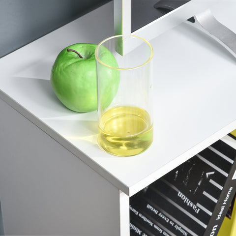 Rootz TV Furniture - Chest of drawers - Standard - Chipboard - White