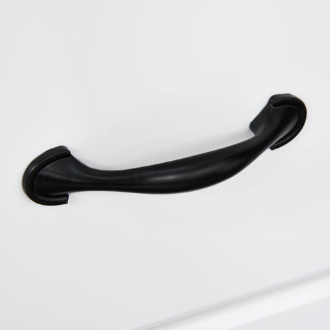 Rootz Kitchen Cabinet - Sideboard With 2 Drawers - Storage Cabinet - MDF - White - 74 x 40 x 91.5 cm