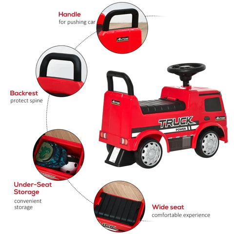 Rootz Kinderauto – Kinderauto – Spielzeugauto – Kinderauto – Kinder-Mercedes-Truck – Rot