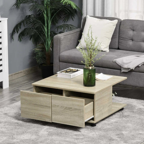 Rootz Side Table - Coffee Table - Bedside Table - 70 cm x 70 cm x 35 cm