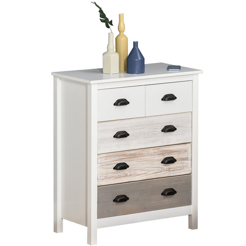 Rootz Office cabinet - Sideboard - Wall cabinet - Chest of drawers - MDF - Pine wood - 70 x 38 x 85 cm