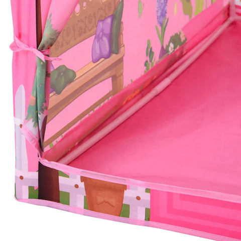 Rootz Play Tent - Children's Play House - Princess Play Tent - Tent House - Play House - Polyester - Pink - 93 x 69 x 103 cm